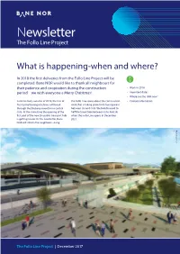 Newsletter the Follo Line Project