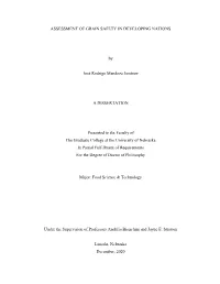 Assessment of Grain Safety in Developing Nations