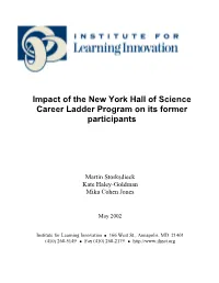 Impact of the New York Hall of Science Career Ladder Program on Its Former Participants