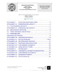Offer Forms (Attachments) Date: February 7, 2017