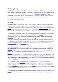 Blast Theory Biography Our History