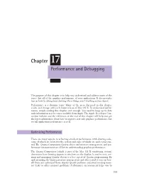 Chapter 17 Performance and Debugging