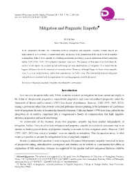 Mitigation and Pragmatic Empathy