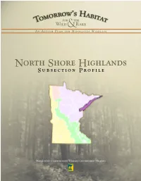 North Shore Highlands S U B S E C T I O N P R O F I L E
