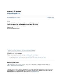 Self-Censorship in Iowa Elementary Libraries