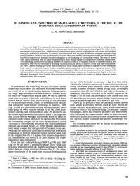 15. Genesis and Evolution of Small-Scale Structures in the Toe of the Barbados Ridge Accretionary Wedge1