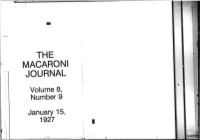 JANUARY IS. 1927 Number 9