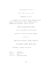 Rules Amending Title 4