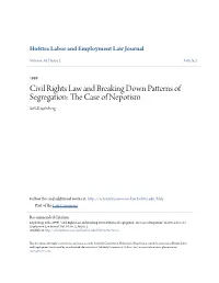 The Case of Nepotism