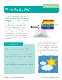 Why-Is-The-Sky-Blue.Pdf