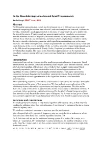On the Bimodular Approximation and Equal Temperaments