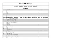 Solresol Dictionary