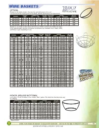 WIRE BASKETS OPTIMAL Baskets for Two Blade Models