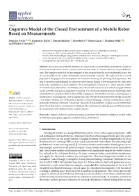 Cognitive Model of the Closed Environment of a Mobile Robot Based on Measurements