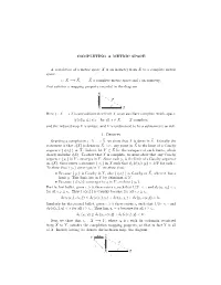 Completing a Metric Space
