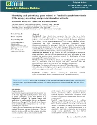 Identification and Prioritization Genes
