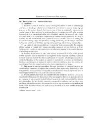 Janitorial Services (A) Definition