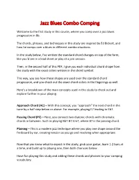 Jazz Blues Combo Comping