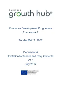 T17002 Document a Invitation to Tender And