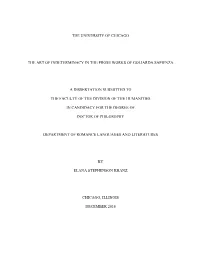 The University of Chicago the Art of Indeterminacy in The