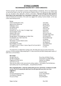 7+ Suggested Reading List