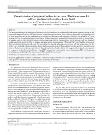 Characterization of Polyphenol Oxidase in Two Cocoa