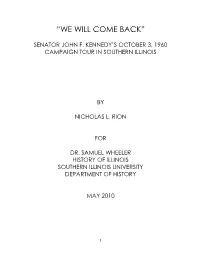 Notes for Kennedypaper