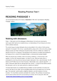 READING PASSAGE 1 You Should Spend About 20 Minutes on Questions 1-13, Which Are Based on Reading Passage 1 Below