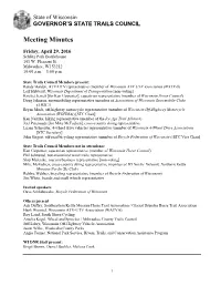 Meeting Minutes
