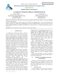 A Comparative Evaluation of Remote Administration Tools Rupal D