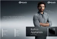 Built-In Appliances
