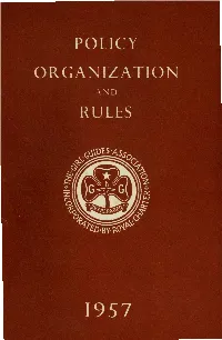 GGA-Policy-Organization-And-Rules-1957.Pdf