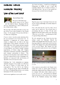HABARI NEWS NAIROBI PRIORY Year of the Lord 2015