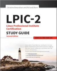 LPIC-2 Study Guide Second Edition