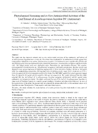 Phytochemical Screening and In-Vitroantimicrobial Activities of The