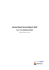 Qurate Retail Annual Report 2020