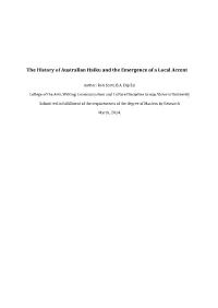 The History of Australian Haiku and the Emergence of a Local Accent