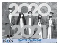2020-2021 Master Calendar