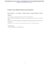 Evolution of Cold Acclimation in Temperate Grasses (Pooideae)
