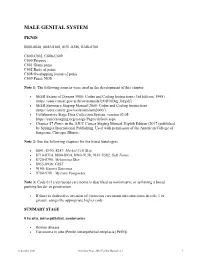 Male Genital: Summary Stage 2018 Coding Manual V2.0