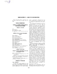 Subchapter C—Aids to Navigation