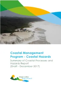 Summary of Coastal Processes and Hazards Report