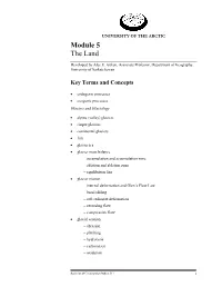 Module 5 the Land