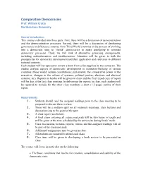 PDF – Comparative Democracies Syllabus