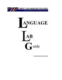 Spanish Language Lab Software