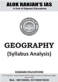 Syllabus Analysis