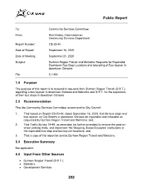 CS-20-44 DRT and Metrolinx Requests