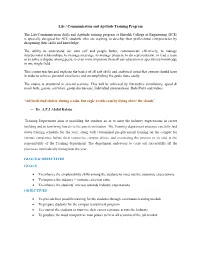 Department of Life Skills and Aptitude Training
