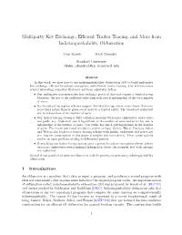 Multiparty Key Exchange, Efficient Traitor Tracing, and More From
