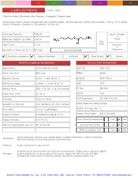 N-AMYL BUTYRATE (Code: NAB)